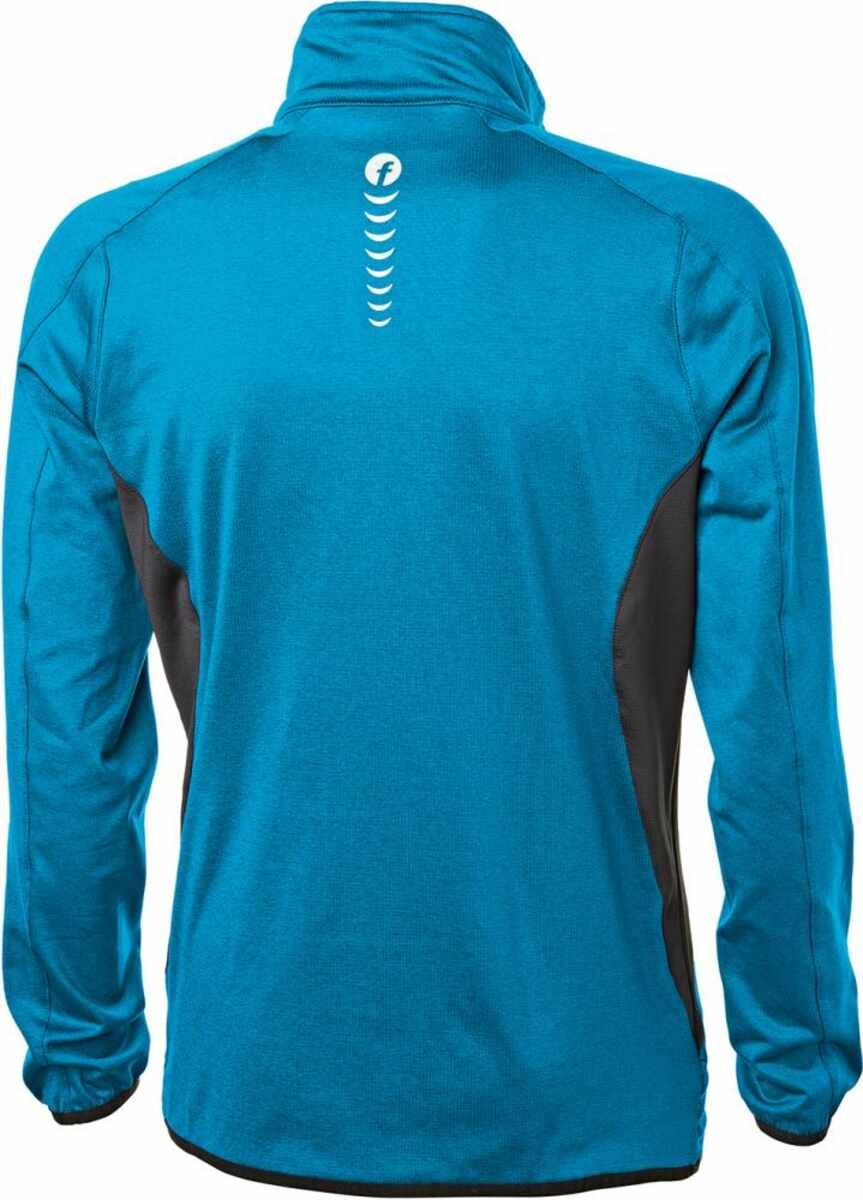 Tech-Fleecepullover türkis/schwarz meliert Gr. 3XL Fortis Elements