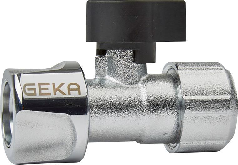 Schlauchstück Stecksystem1/2"-13mm MS Cr m.Kugelhahn GEKA plus