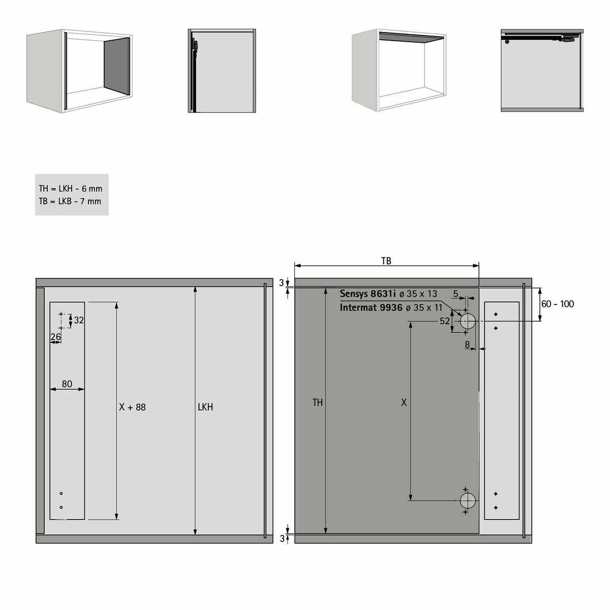 Zubehör Tür Set Ka 5740