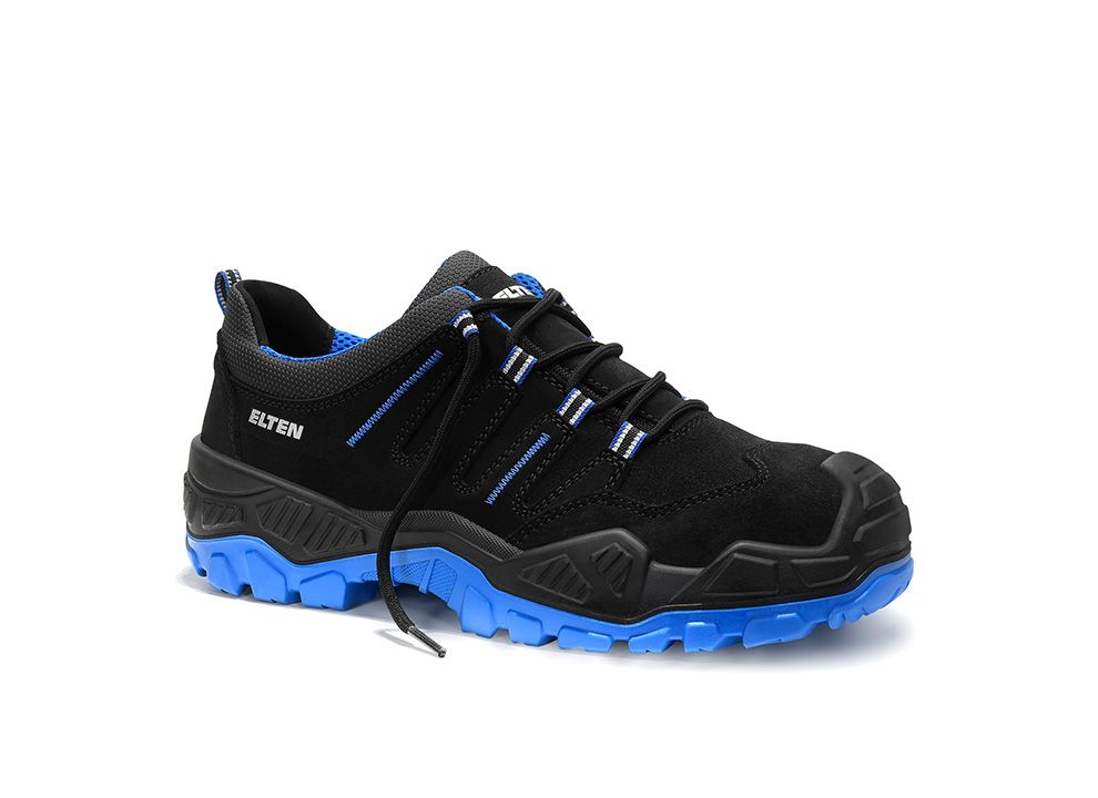 ELTEN Sicherheitshalbschuh QUENTIN black-blue Low ESD S3S, Gr. 40