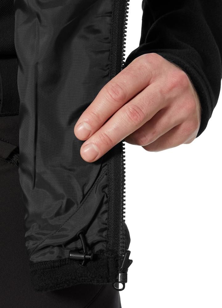 Fleecejacke Manchester 2.0, Zip-in, schwarz,Gr.2XL Helly Hansen