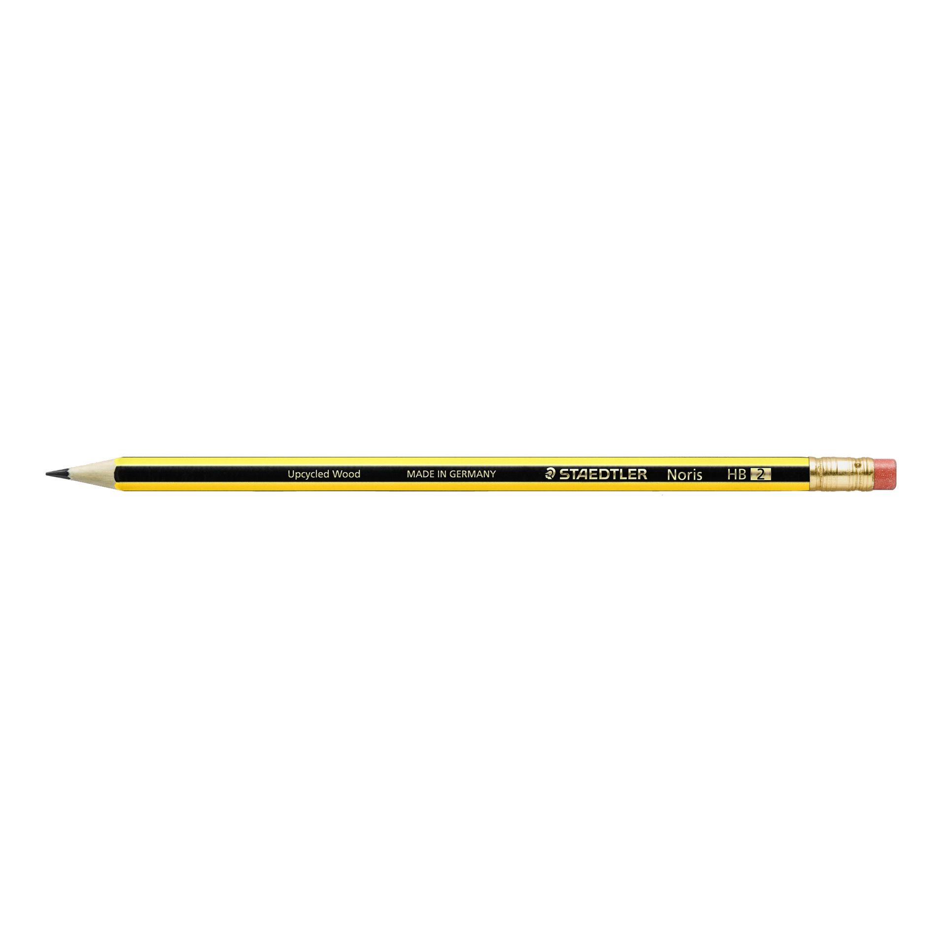Bleistift Noris HB Radierer gelb/schwarz