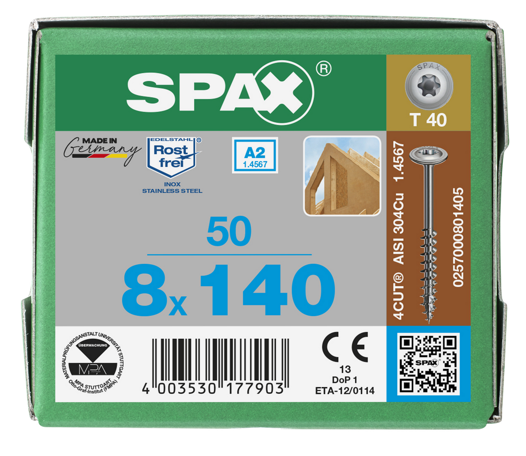 SPAX HI.FORCE Tellerkopf T-STAR plus TG