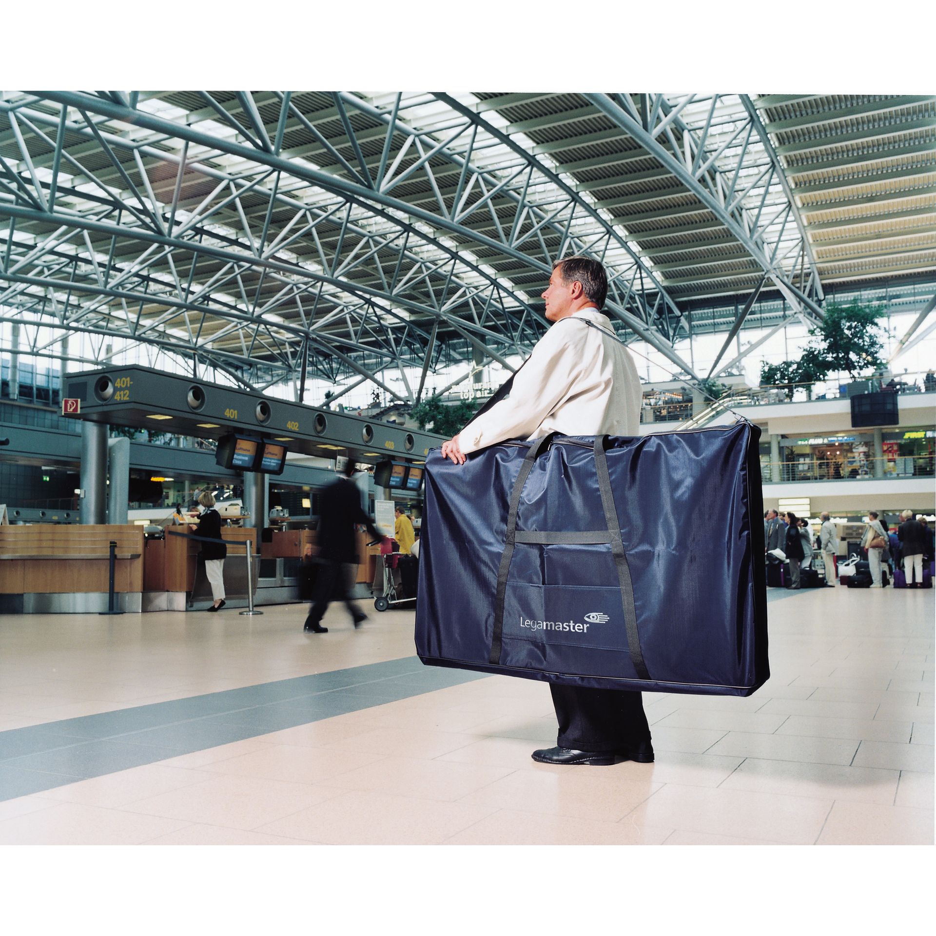 Tragetasche 80x134x12cm Nylon blau