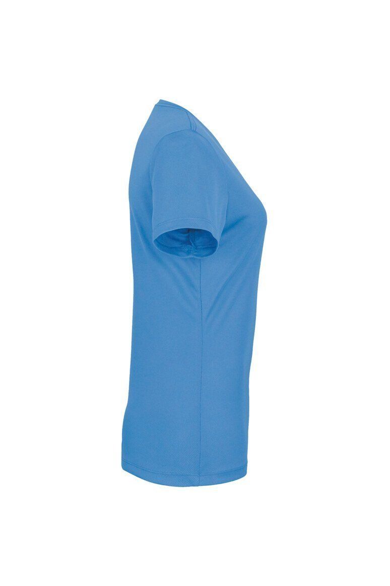 HAKRO Damen V-Shirt COOLMAX® 187