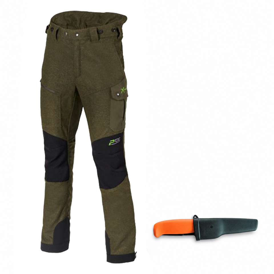 PSS leichte Jagdhose X-treme Loden inkl. Jagd- und Outdoormesser