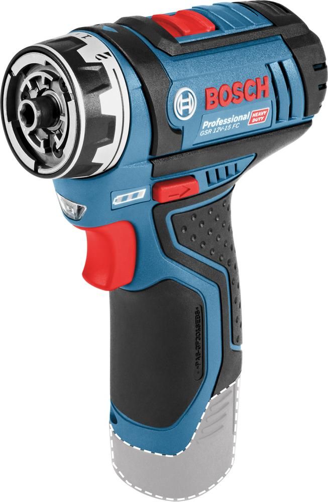 Akku-Bohrschrauber solo GSR 12V-15 FC Bosch ohne Akku ohne Ladegerät L-Boxx