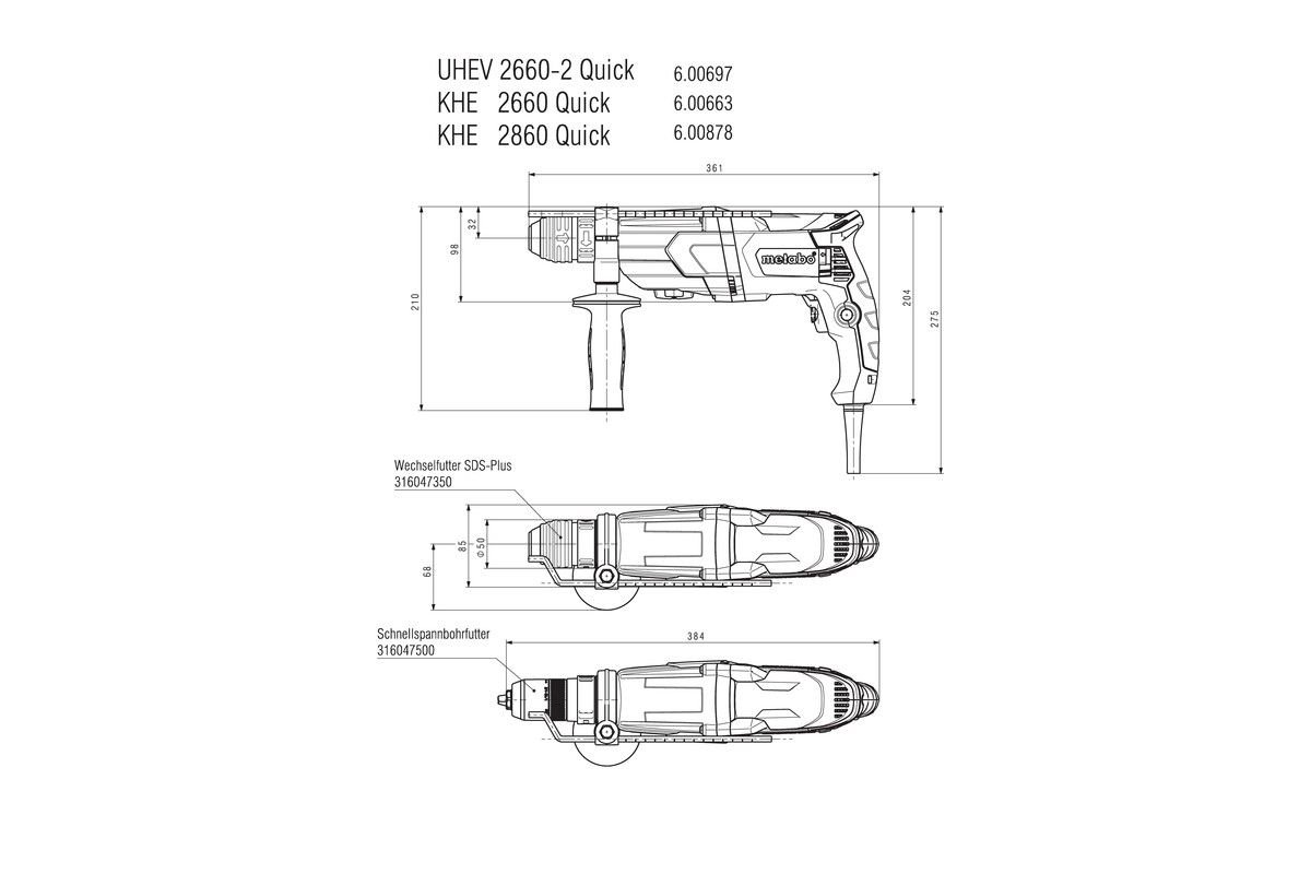 Multihammer Set UHE 2660-2 Quick Set