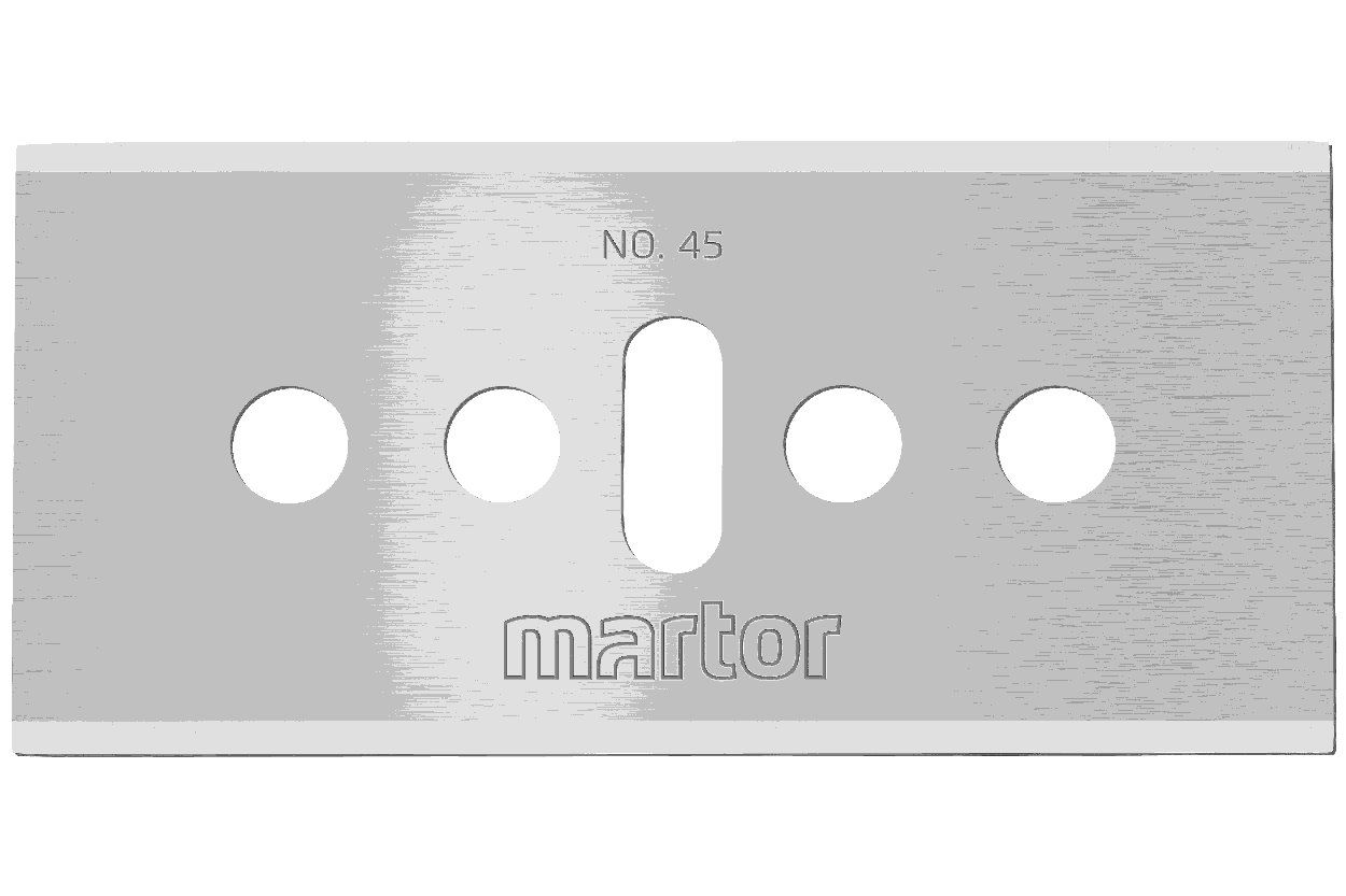 MARTOR Ersatzklinge INDUSTRIEKLINGE 45 Standardschliff | 10 Stück