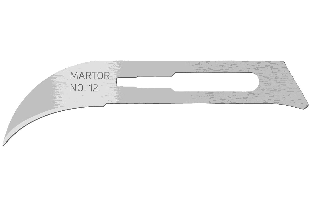 MARTOR Ersatzklinge SKALPELLKLINGE 12 Spezialschliff | 10 Stück