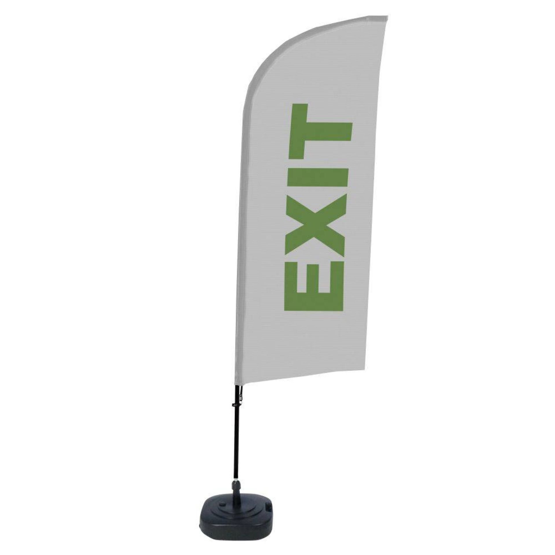 Beachflag Exit gr englisch