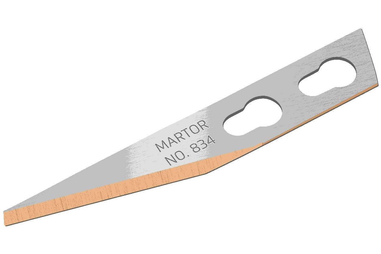 MARTOR Ersatzklinge GRAFIKKLINGE 834 Spezialschliff | 100 Stück