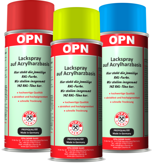 Acryl-Lackspray RAL9005 Tiefschwarz