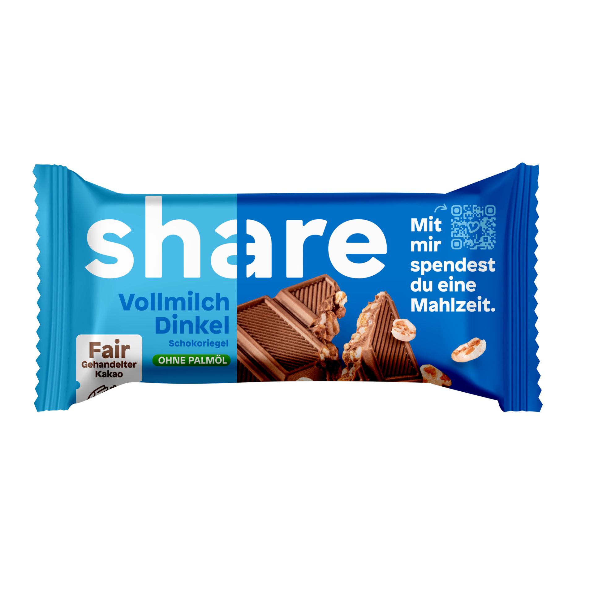 Dinkelpuff Riegel Vollmilch 45g 20 St./Pack.