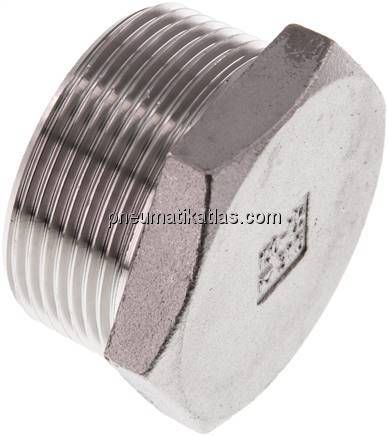 Verschlussstopfen Außenskt. R 1-1/2", 1.4408