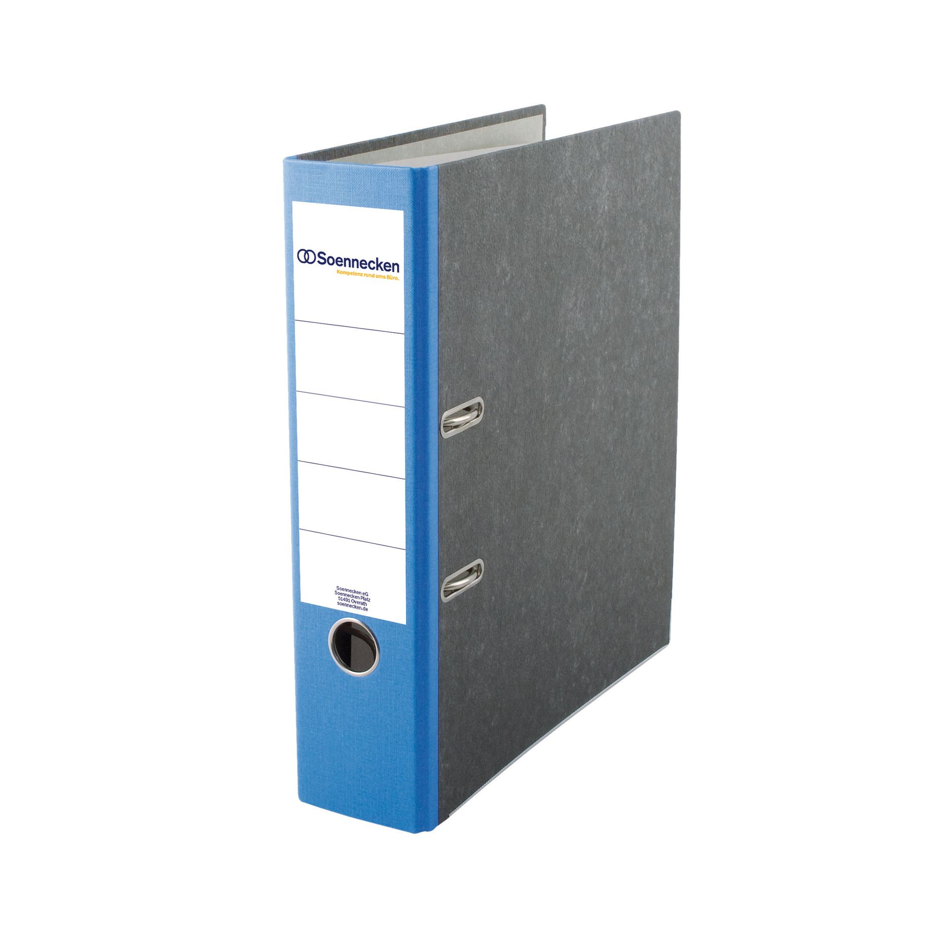 Ordner DIN A4 80mm Pappe blau
