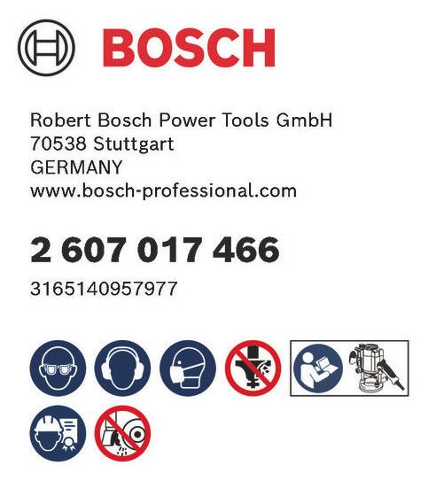 BOSCH Fräsersatz