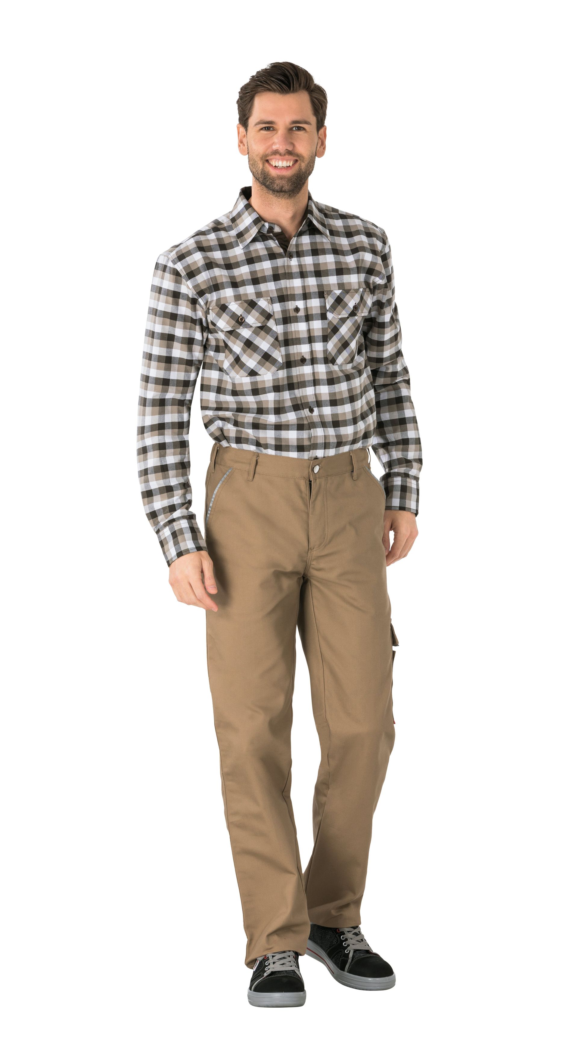 Planam Thermohose Canvas 320, Outdoor khaki Gr. 24