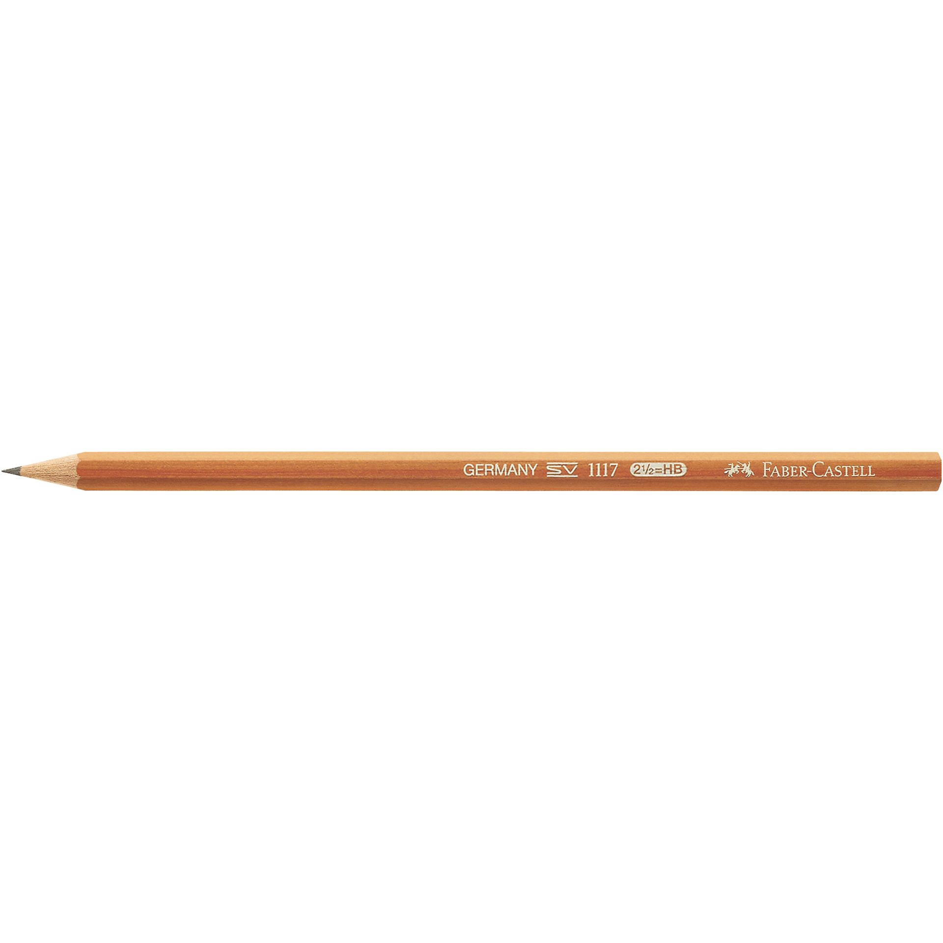 Bleistift 1117 sechskantform HB braun