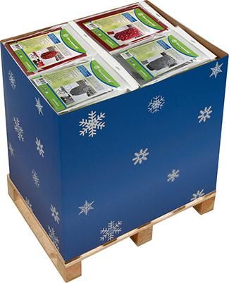 Hauben- u. WintervliesSternenmotiv FWDisplay affungsartikel