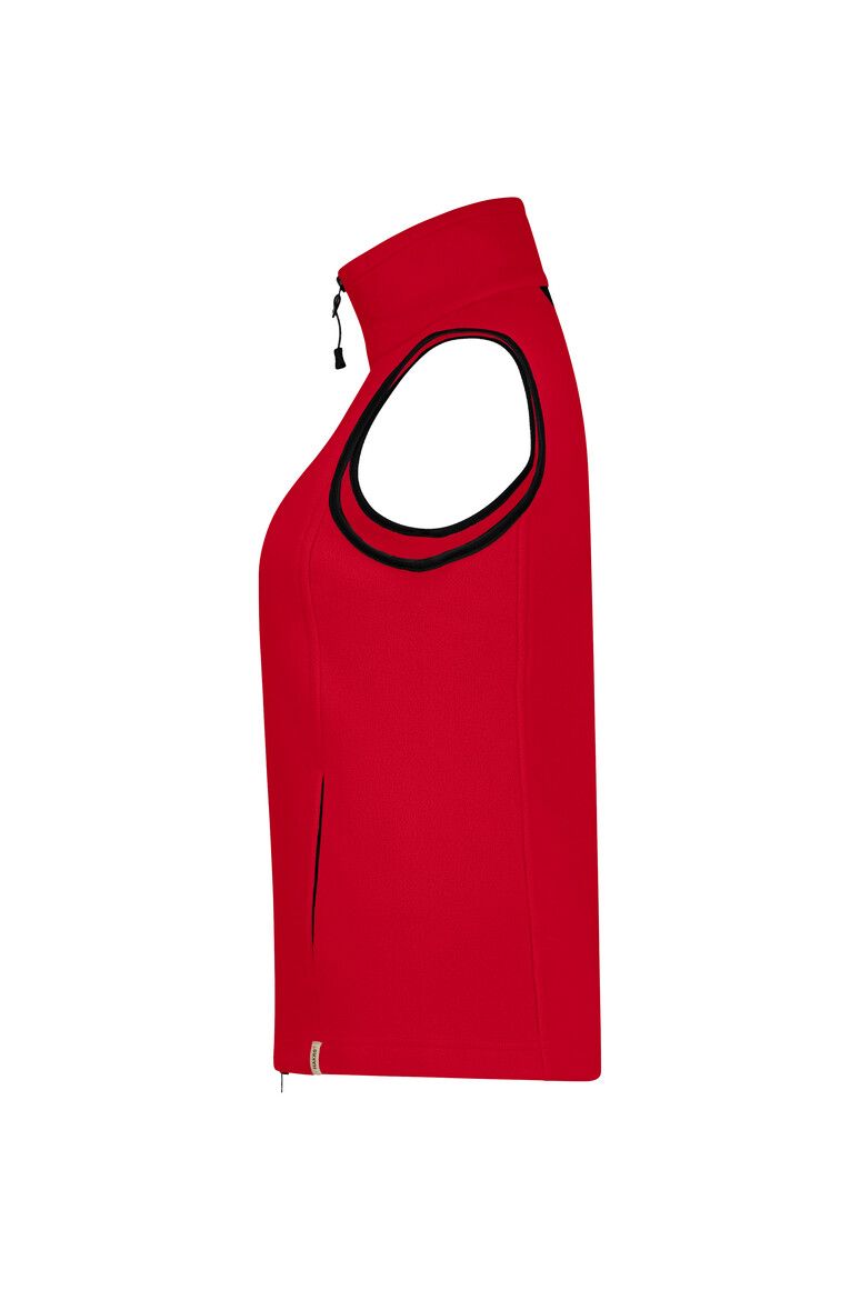 HAKRO Damen Fleeceweste ECO rot, XS