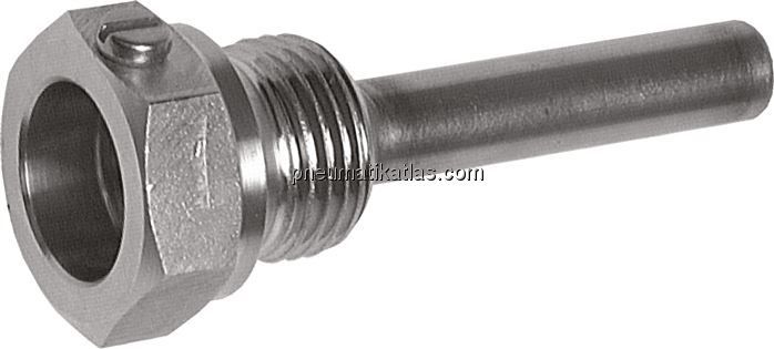 Schutzrohr zum Einschrauben (G 1/2"), 63mm, 1.4571