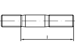 DIN 835 5.8 M 10 x 25 S