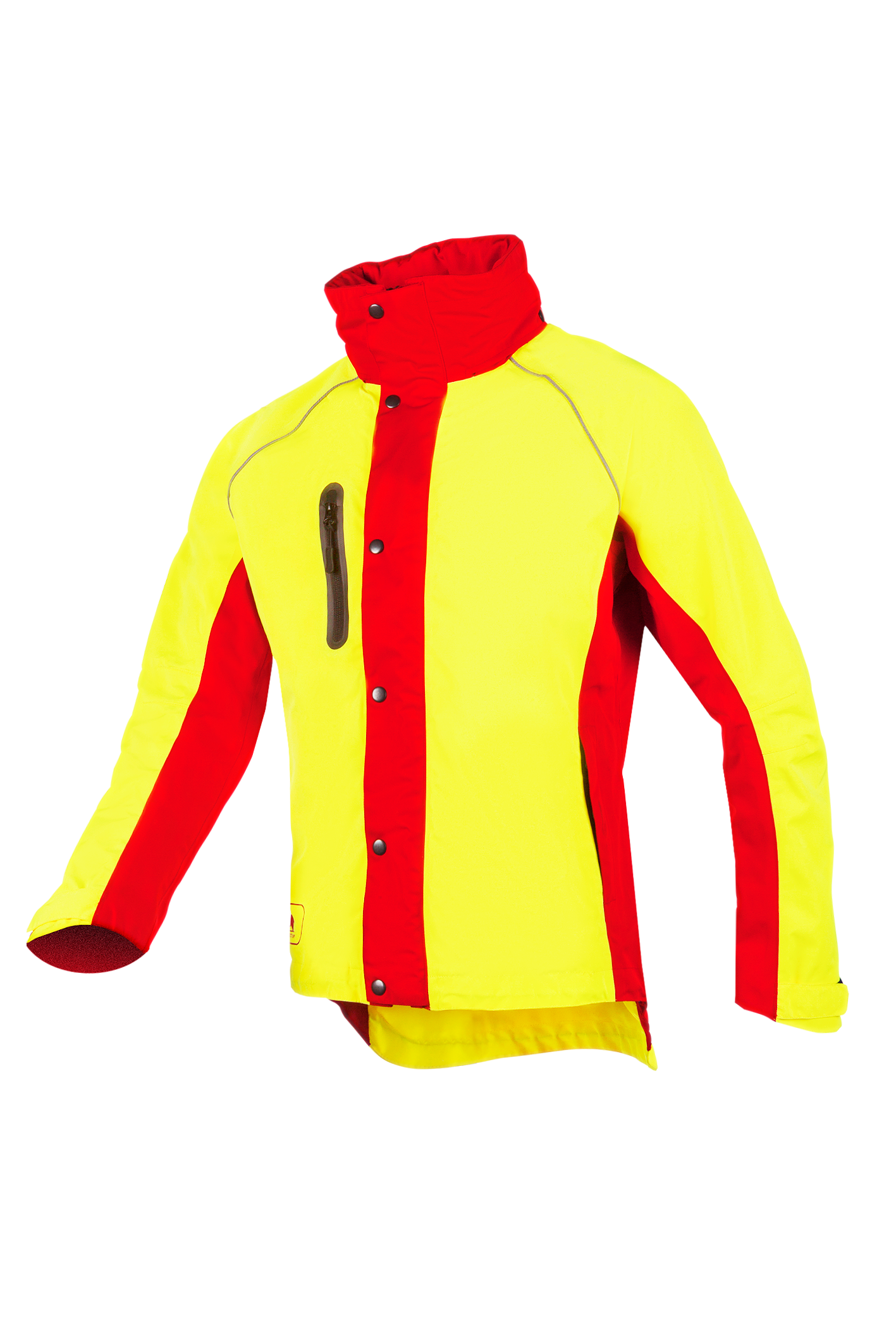 SIP Keiu Regenjacke 1SLR leuchtgelb/rot - Gr. S