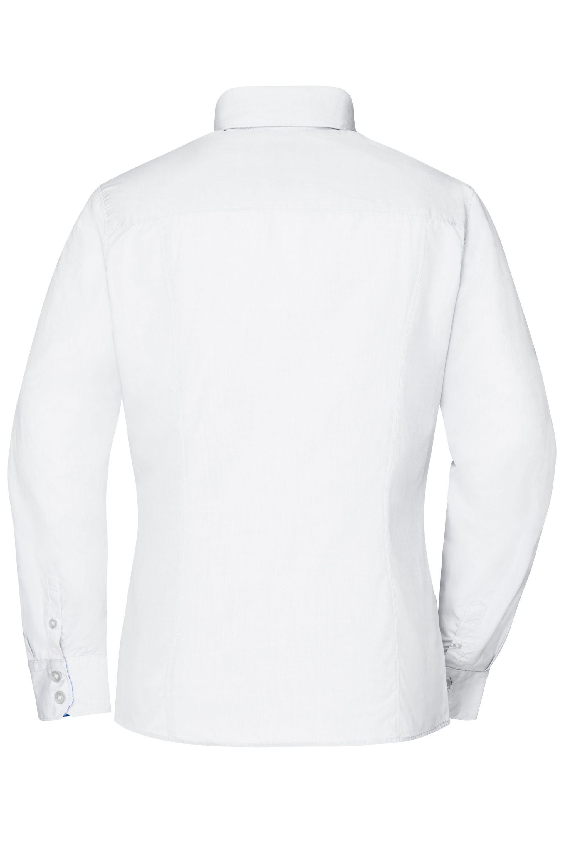James & Nicholson JN618 Damen-Hemd, Blau/Weiß (whrywh), Gr. XL