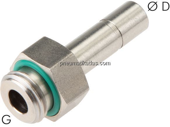 Einschraubtülle G 1/8"-4mm Stecknippel, IQS-ES LE