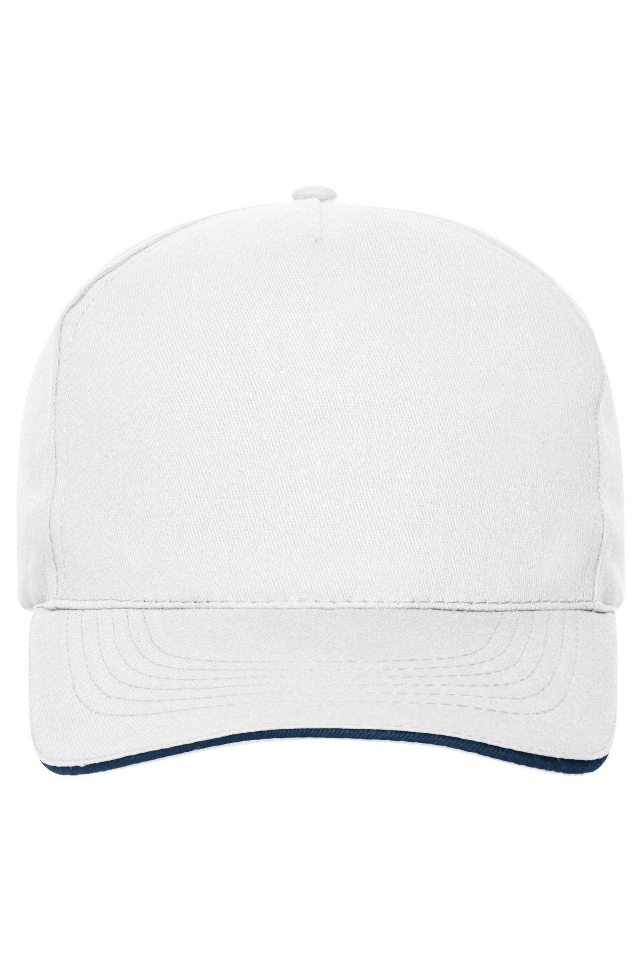 5 Panel Cap mit ungebürsteter Oberfläche