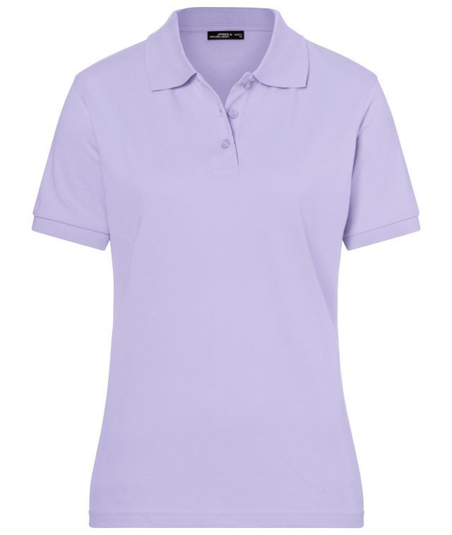 Classic Polo Ladies Hochwertiges Polohemd mit Armbündchen lila, Gr. S