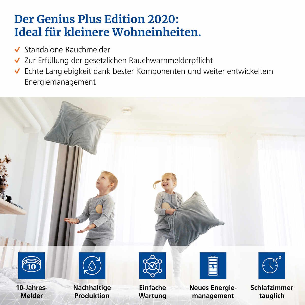 Hekatron Rauchwarnmelder Genius Plus
