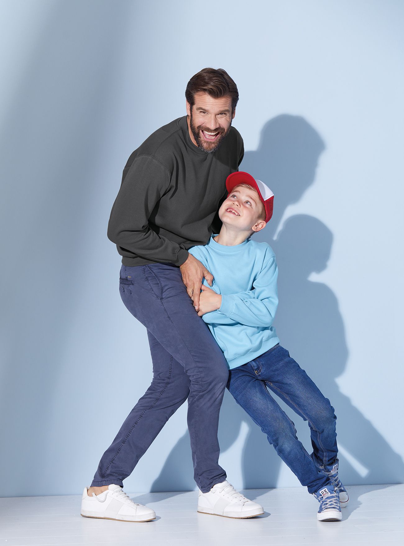 James & Nicholson JN040 Sweatshirt, Dunkelgrün, Gr. S