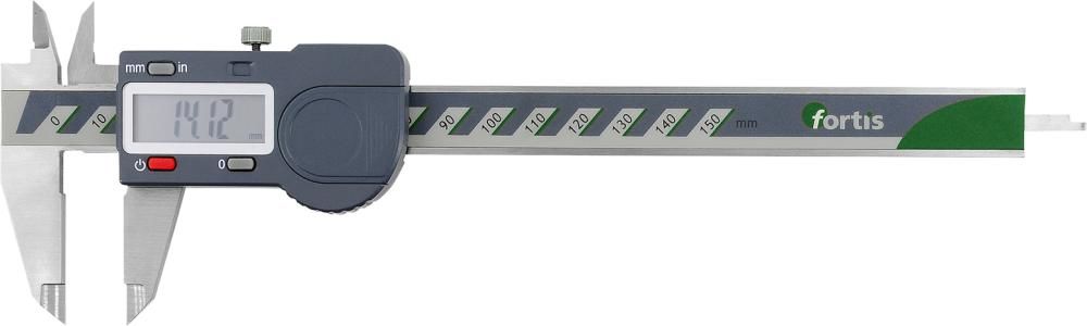 FORTIS Dig.-Taschenmessch. IP54 150mm ohne Daten