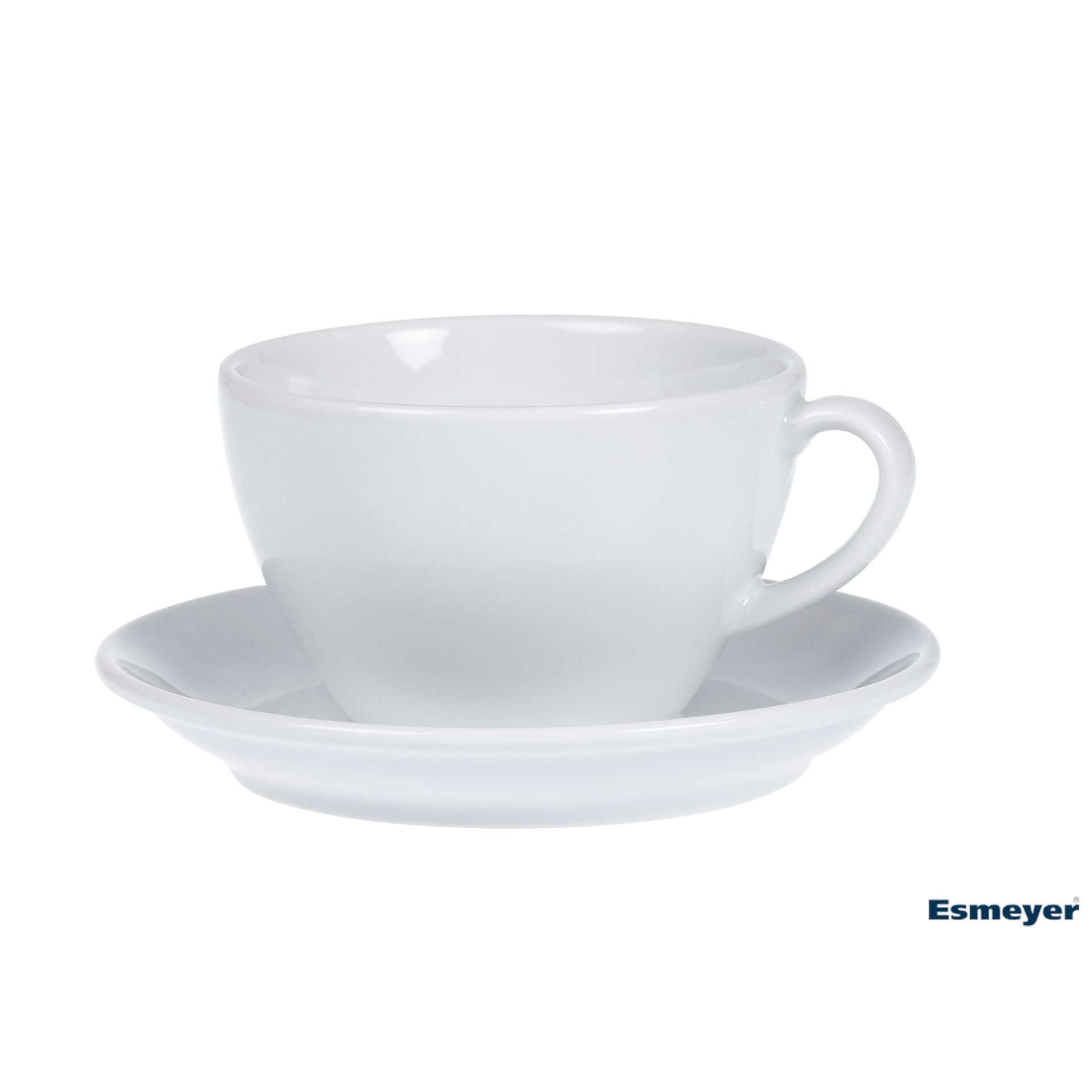 Cappuccinotasse Bistro 52 ws 6 St./Pack. +Untertasse