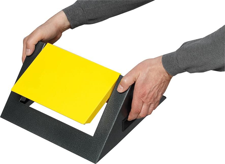 Wertstoffsammelgerät WSG 40 S antik-silber Einwurfklappe gelb