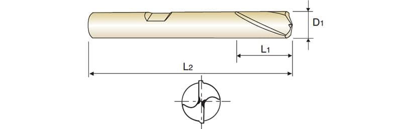 CARBIDE NC ANBOHRER (142°)