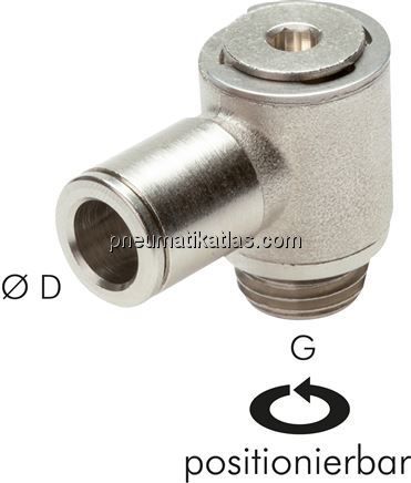 Winkel-Steckanschluss, I-Skt. M 3-3mm, IQS-MSV (Standard)
