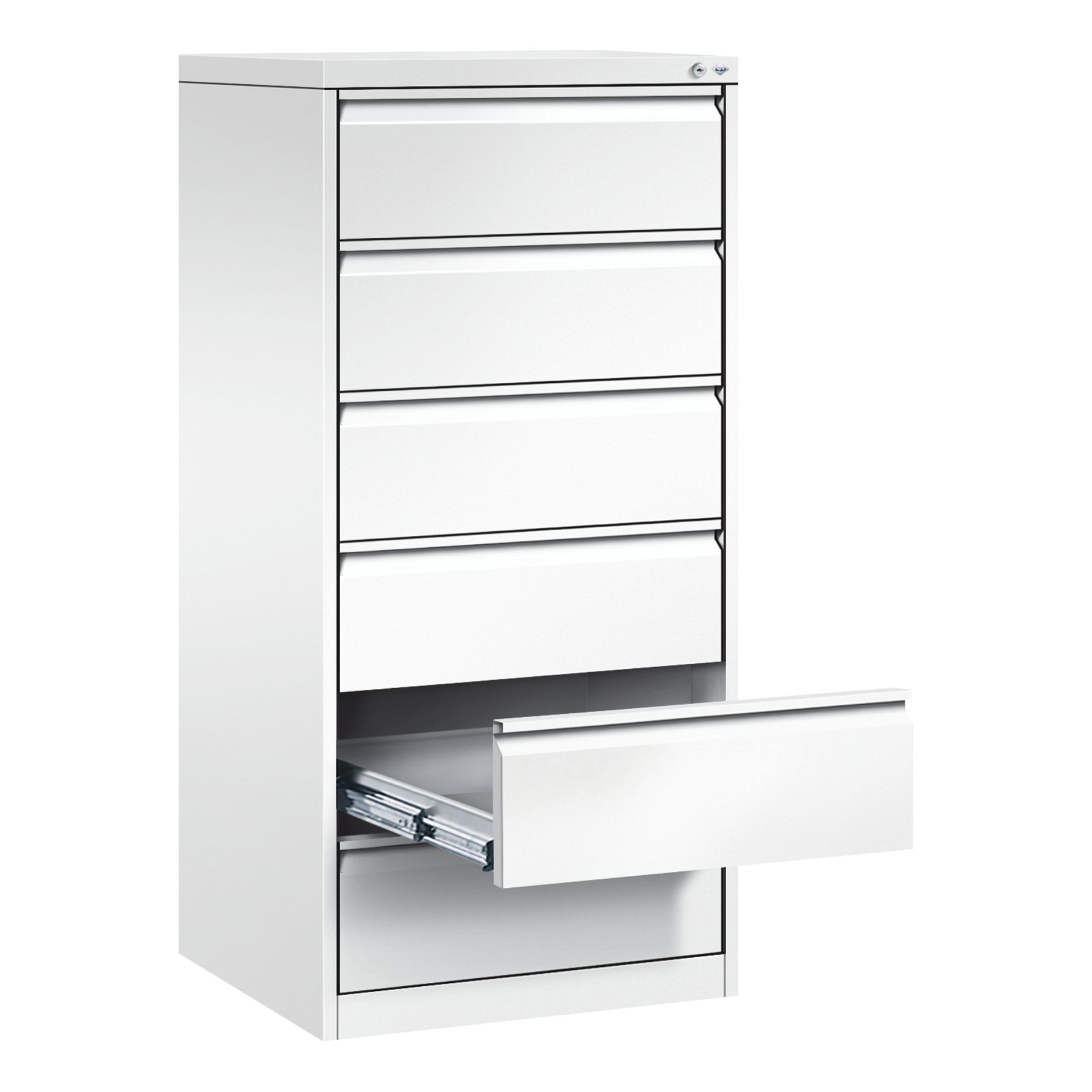Karteischrank Acurado A5quer 6Sch. rws/rws