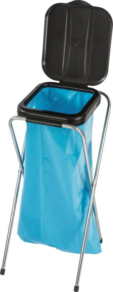 Abfallsamml. 1x120 l mit Deckel schw.
