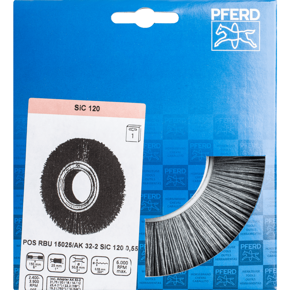 PFERD Rundbürsten POS RBU 15025/AK32-2 SiC 120 0,55