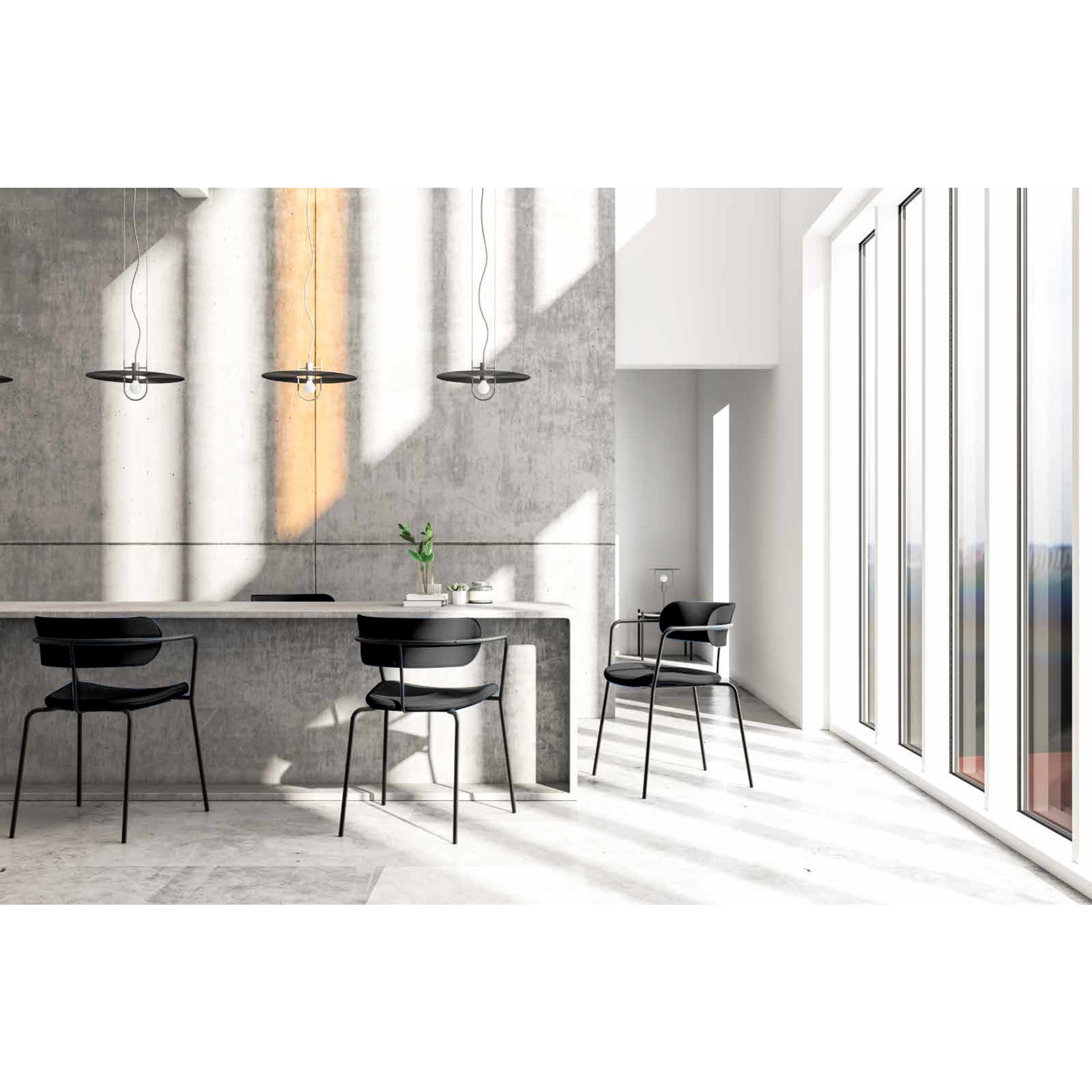 Besucherstuhl BISTRO sw 2St.