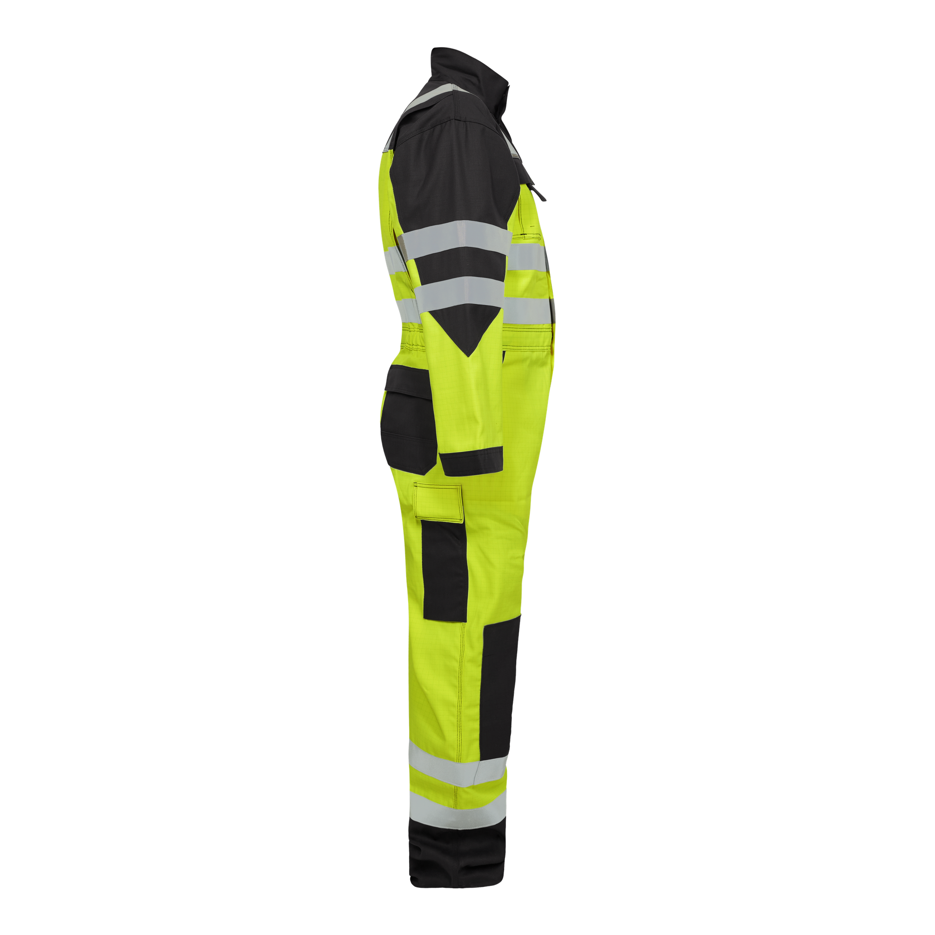 Safety+ EN ISO 20471 Multinorm Overall Gelb/Schwarz, Gr. L