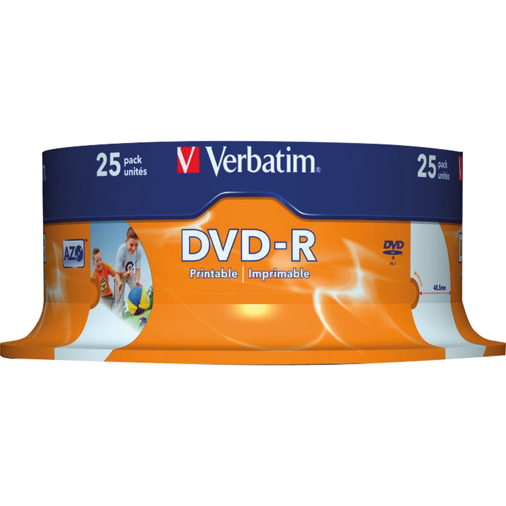 DVD-R 16x 4,7GB 120Min. Spindel 25 St./Pack.