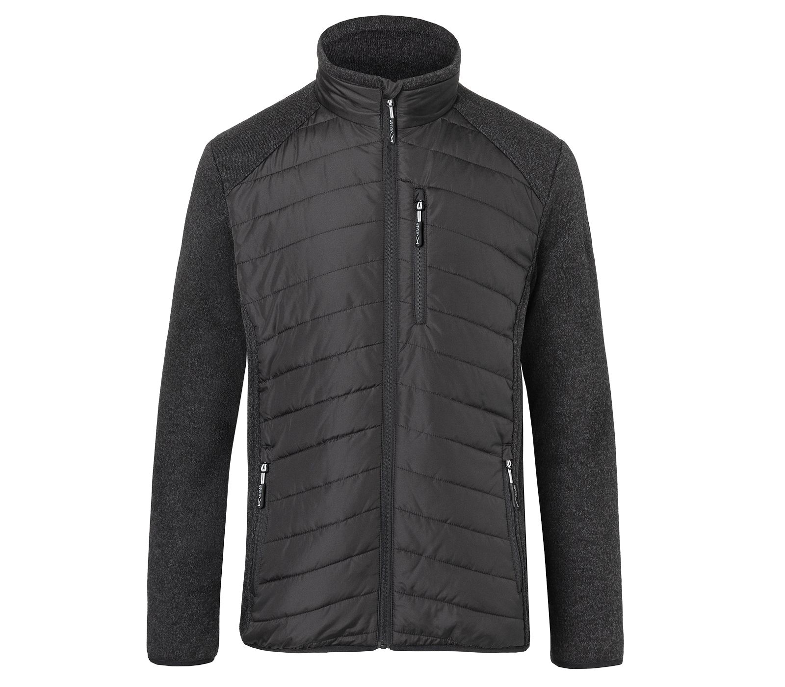 Hybridjacke schwarz/dunkelgrau Gr. XS