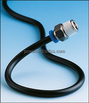 DEKABON-Rohr 6 x 4 mm, schwarz, Meterware