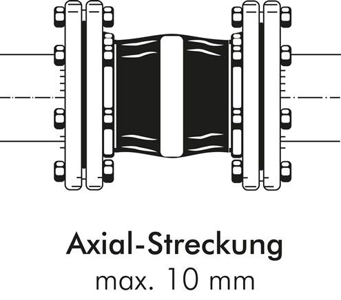 Kompensator, DN32, R 1-1/4" (AG)-R 1-1/4" (AG), EPDM