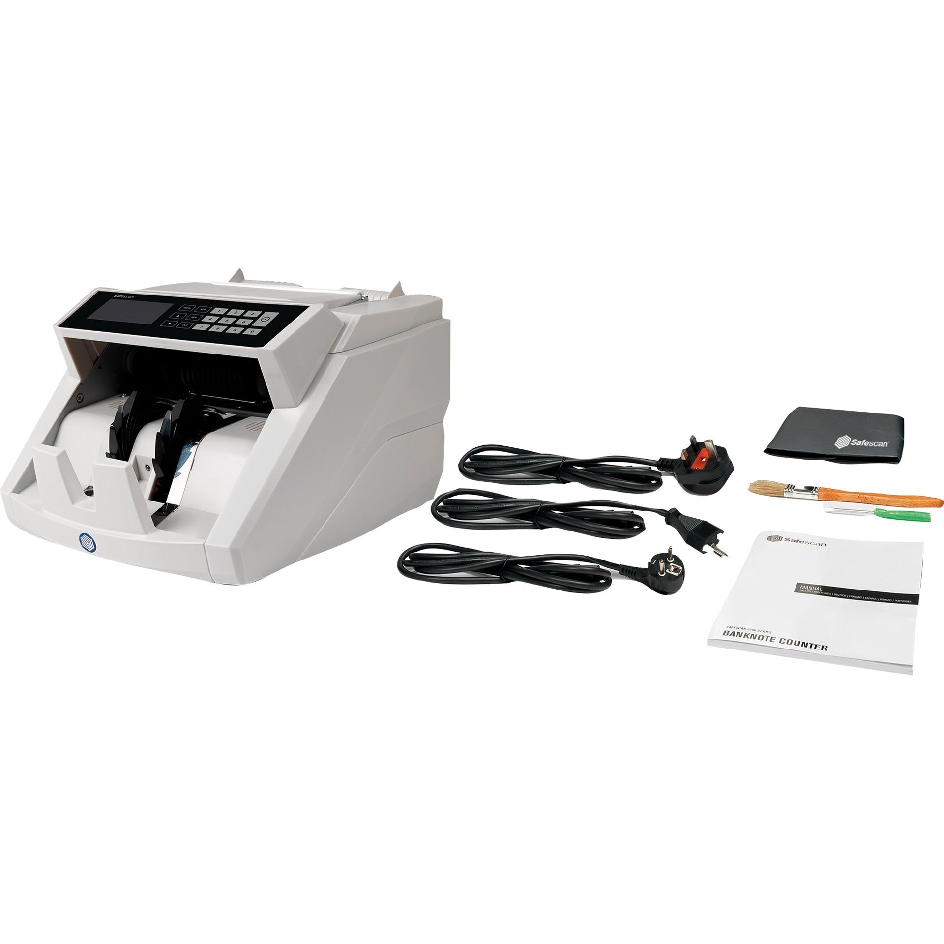 Geldzählmaschine 2465 7fache Falschgelderk grau