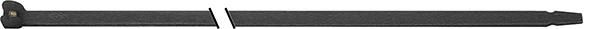 SAPI Polyamidkabelbinder, schwarz
